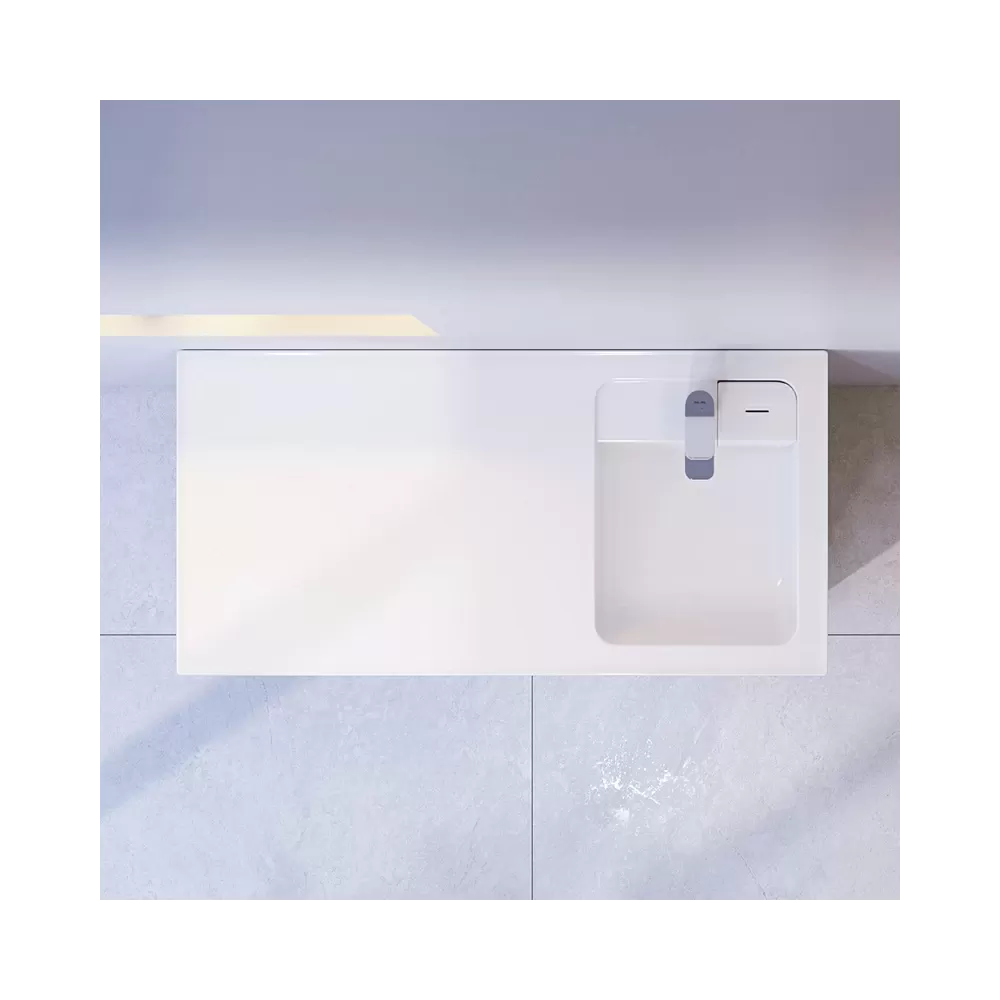 Мебельная раковина над стиральной машиной правая 100 AM.PM X-Joy M85AWPR1001WG